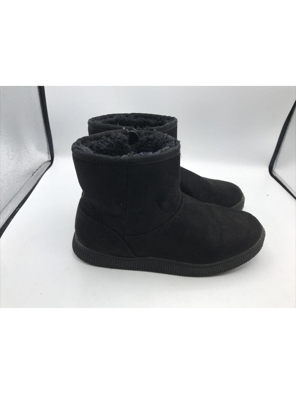 Cat & Jack Girls Snow Boots Winter Black Size 4